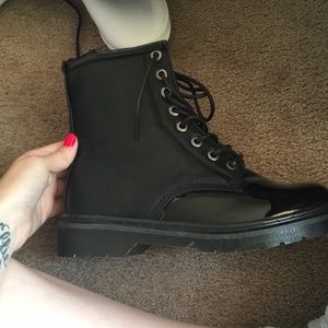 Brand new black boots
